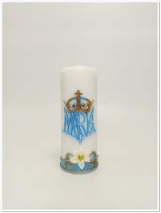 ŚWIECA OŁTARZOWA MARYJNA /A
