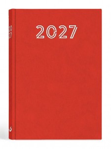 TERMINARZ 2027 A5 STANDARD CZERWONY